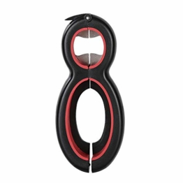 6 in 1 Multiöffner, All in One Flaschenöffner, Dosen, Soda- und Glasöffner, Twist Off Deckel-Dosenöffner für Senioren, Senioren mit Arthritis - 1