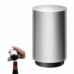 Anward Flaschenöffner Edelstahl Bierflaschenöffner Automatischer Flaschenöffner für Bier Bieröffner Magnet Coole Geschenk für Männer Küche Gadget Bars Partys (Silver) - 1