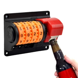 Flaschenöffner Wandmontage mit präzisen Zahlen Rekord, Bier Flaschenöffner Dosenöffner, Geschenke für Männer für Bar Party, Küche, für Papa Ehemann Opa Freund - 1