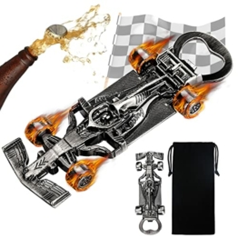 LKKCHER F1 Bierflaschenöffner, Einzigartiges Bier Geschenk für Männer, Neueste F1 Auto Flaschenöffner, Neuheit Vatertag Geschenk Geburtstagsgeschenk für ihn Vater Mann Opa Freund, Rennauto Geschenke - 1