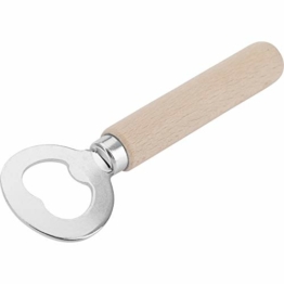 Westmark Flaschenöffner/Kronkorkenöffner, Länge: 14,1 cm, Holz/Stahl, Woody, Hellbraun/Silber, 10082270 - 1